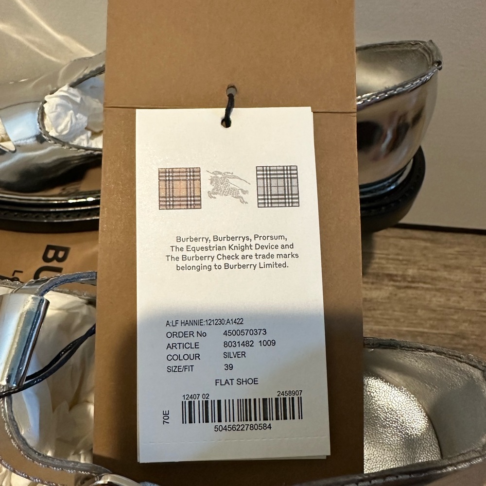 Brand New Burberry Mary Jane Shoes - Picture 7 of 7